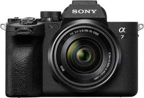 Sony Alpha 7 Iv Full Frame Mirrorless Camera with 28 70mm Lens | 33MP Full-Frame Sensor, 10 Fps Continuous, 5.5-Stop 5-Axis Ibis, 4K Video, Includes Fe 28-70mm Oss in Kuwait