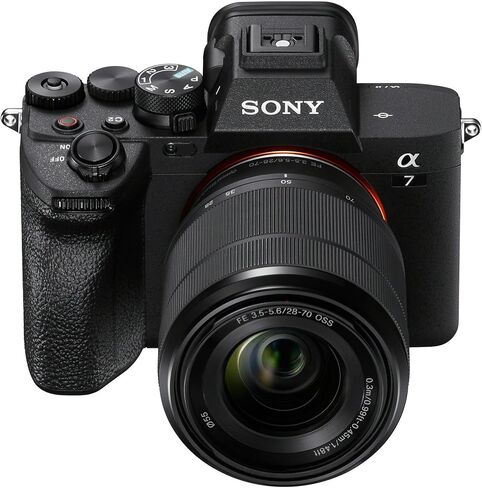 Sony Alpha 7 Iv Full Frame Mirrorless Camera with 28 70mm Lens | 33MP Full-Frame Sensor, 10 Fps Continuous, 5.5-Stop 5-Axis Ibis, 4K Video, Includes Fe 28-70mm Oss in Kuwait