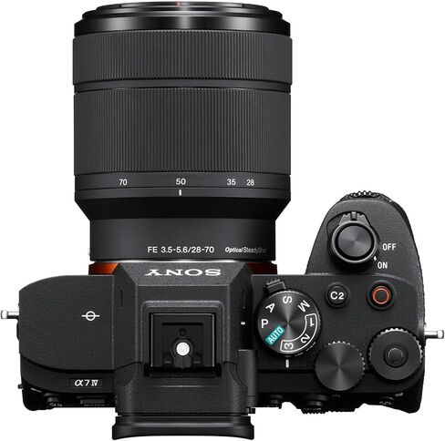 Sony Alpha 7 Iv Full Frame Mirrorless Camera with 28 70mm Lens | 33MP Full-Frame Sensor, 10 Fps Continuous, 5.5-Stop 5-Axis Ibis, 4K Video, Includes Fe 28-70mm Oss in Kuwait