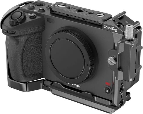 SmallRig Cage for Sony FX30 FX3 FX3A with Cable Clamp for HDMI, Classic Bright Black Surface, Included Cold Shoe and NATO Rail, Modular Design Compatible with Original XLR Handle in Kuwait