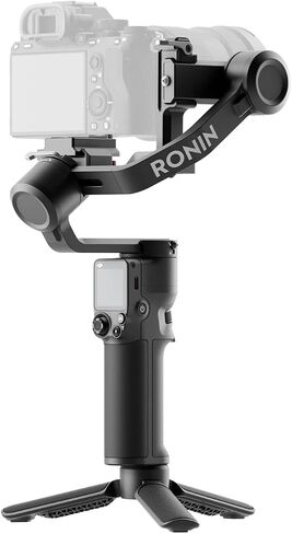 DJI RS 3 Mini, 3-Axis Mirrorless Gimbal Lightweight Stabilizer for Canon/Sony/Panasonic/Nikon/Fujifilm, 2 kg (4.4 lbs) Tested Payload, Bluetooth Shutter Control, Native Vertical Shooting (Renewed) in Kuwait