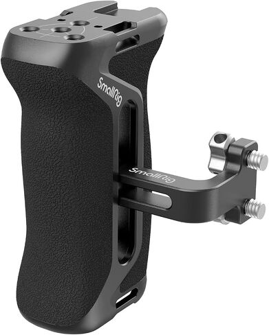 SmallRig Side Handle with (1/4" & 3/8") Two-in-One Locating Screw, Stretchable Mounting Point, Ergonomic Handgrip with 36mm Up/Down Adjustable, Left/Right Hand Universal in Saudi Arabia