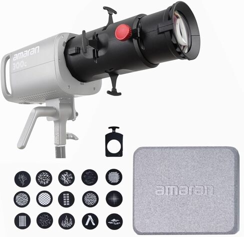 Aputure Amaran Spotlight SE 19º Lens Kit Projection Lens Modifier for Amaran 300C 150C Amaran 200X S 60X S Aputure 300X and Other Power not Exceeding 300W Bowens Mount Lights in Kuwait