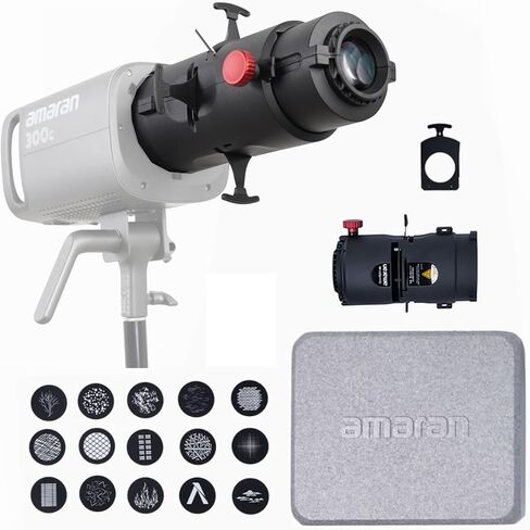 Aputure Amaran Spotlight SE 19º Lens Kit Projection Lens Modifier for Amaran 300C 150C Amaran 200X S 60X S Aputure 300X and Other Power not Exceeding 300W Bowens Mount Lights in Kuwait