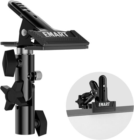 EMART Photography Reflector Holder 5/8" Heavy Duty Metal Backdrop Clips in Kuwait