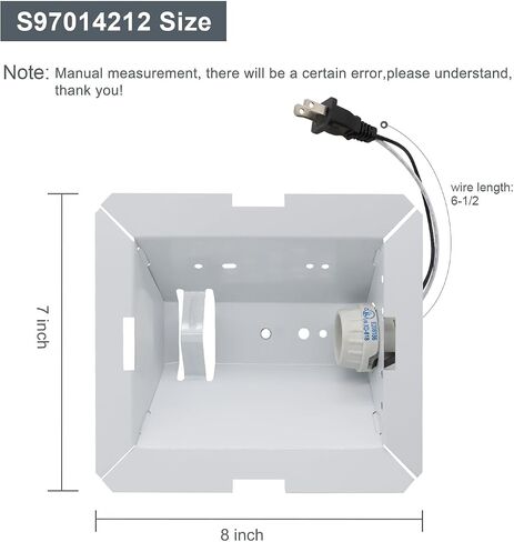 Thaekuns S97014212 Light Reflector with Socket fit for various Broan models in Kuwait