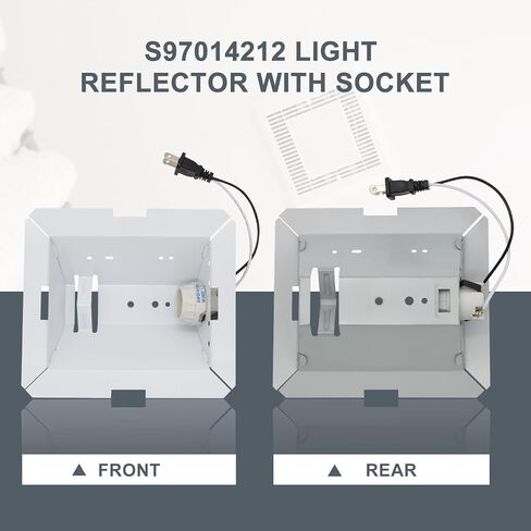 Thaekuns S97014212 Light Reflector with Socket fit for various Broan models in Kuwait