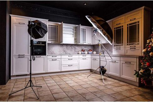 Godox 70 inch 180cm Black White Reflective Umbrella Studio Photography Umbrella, White Inner with Large Diffuser Cover, Bag in Saudi Arabia