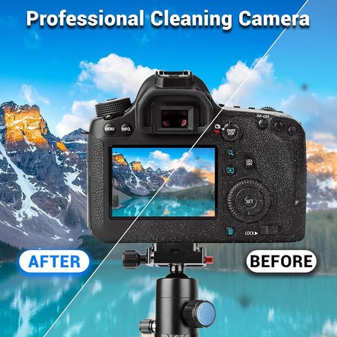 Aispour Camera Lens Cleaning Kit, 10-in-1 Camera Cleaning Kit | Camera Lens Cleaner and Camera Accessories, Includes Lens Cleaning Kit/Lens Cleaner/Lens Cleaning Pen/Soft Brush in Saudi Arabia