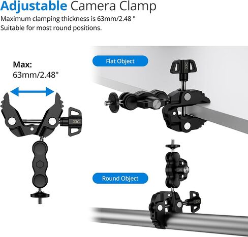 25.6" Camera Tripod Umbrella with Super Clamp for Mirrorless Camera Xbotgo | 360° Adjustable,Weather Guard Umbrella Sunshade,for Canon Nikon Sony Fujifilm Xbotgo Falcon Cameras Outdoor Photographing in Saudi Arabia