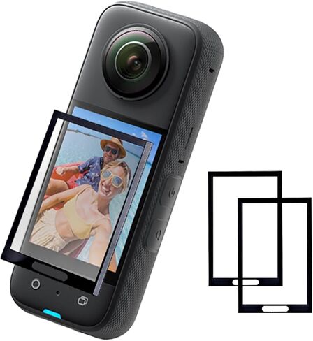 360 X4 Air Screen Protector for Insta360 X4 air accessories | Outdoor Adventures 9H Optical Tempered Glass 98% Transparency Waterproof Protection x4 air insta 360 in Kuwait