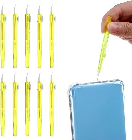10 Pcs Phone Charge Port Cleaning Tool Kit Anti-Clogging Mini Brushes Cleaner Charging Port Cleaner Dual Side Multifunction Tools for Phone Camera Lens Speaker and Receiver in Kuwait