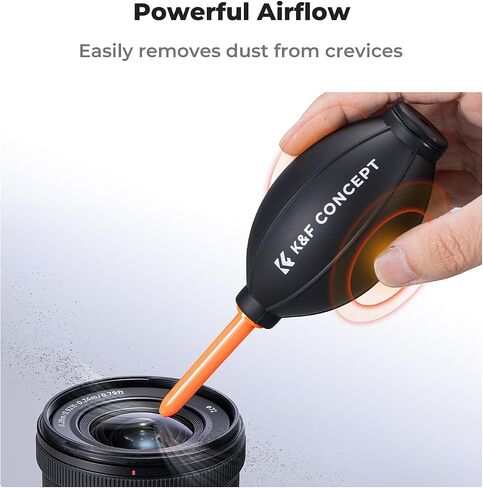 K&F CONCEPT Silicone Air Blower with Long Nozzle,Individually Packaged | Strong Airflow, Fast Rebound & Portable, Lightweight,for DSLR Sensors Camera Telescopes Keyboards,MB03 in Kuwait