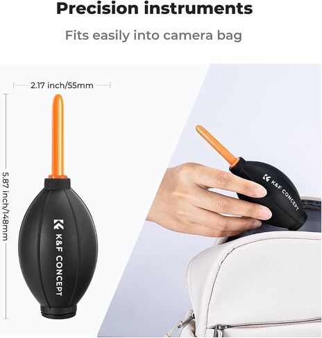 K&F CONCEPT Silicone Air Blower with Long Nozzle,Individually Packaged | Strong Airflow, Fast Rebound & Portable, Lightweight,for DSLR Sensors Camera Telescopes Keyboards,MB03 in Kuwait
