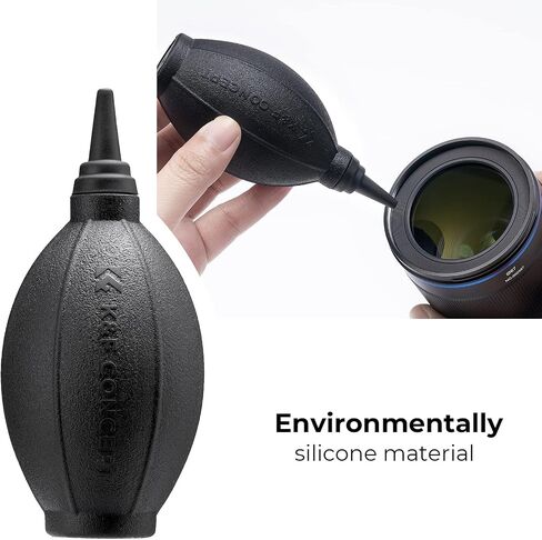 K&F CONCEPT Soft Tip Air Blower, Lens Blower for Digital, DSLR, SLR Cameras | Strong Airflow & Safe Silicone,Portable Compact & Comfortable,Anti-scratch,for Cleaning LCD Sensor Digital Camera Lens,MB01 in Kuwait
