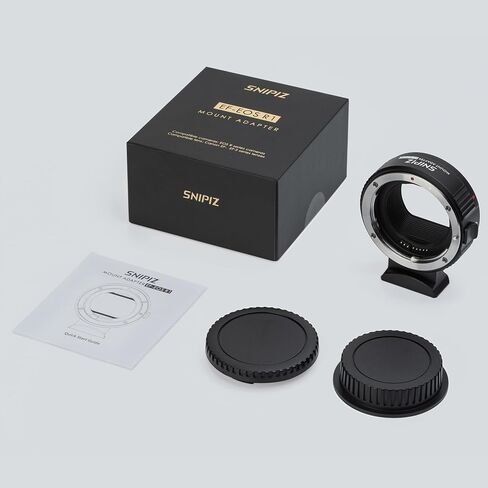 Lens Mount Adapter EF-EOS R Auto-Focus Lens Converter Compatible with Canon EF/EF-S Lens for Canon R Mount Camera EOS R, RP, R3, R5, R6, R6II, R7, R8, R10, R50, R100 in Kuwait