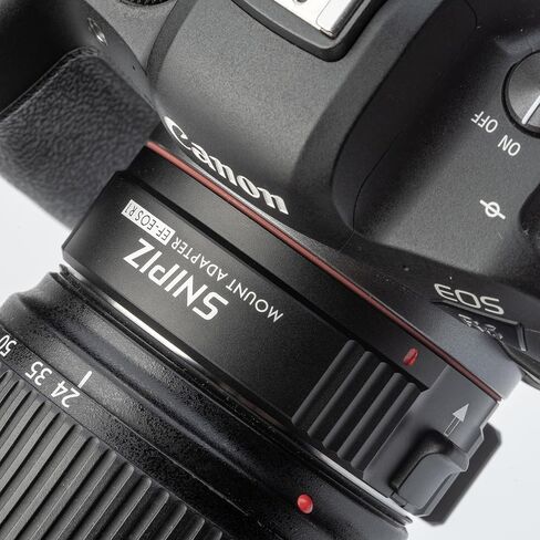 Lens Mount Adapter EF-EOS R Auto-Focus Lens Converter Compatible with Canon EF/EF-S Lens for Canon R Mount Camera EOS R, RP, R3, R5, R6, R6II, R7, R8, R10, R50, R100 in Kuwait