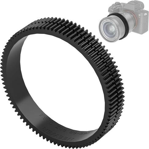 NEEWER 14PCS Seamless Follow Focus Gear Ring Set 0.8 MOD for ø46.5-90mm Lens, Compatible with SmallRig Compatible with Tilta NEEWER Follow Focus for Canon Sony Nikon Fujifilm Sigma Lens, PG008 in Kuwait