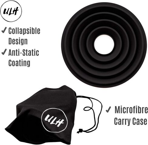 Original ULHgo Ultimate Lens Hood - Camera Lens Anti Reflection - LenSkirt Antireflection - DSLR Rubber Lens Hoods - Fits 49mm to 82mm Filter Thread - from Kickstarter in Kuwait