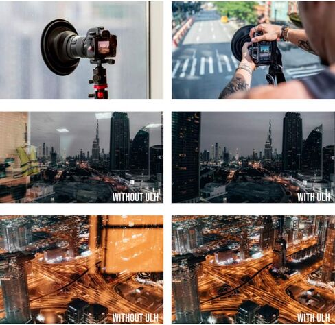 Original ULHgo Ultimate Lens Hood - Camera Lens Anti Reflection - LenSkirt Antireflection - DSLR Rubber Lens Hoods - Fits 49mm to 82mm Filter Thread - from Kickstarter in Kuwait