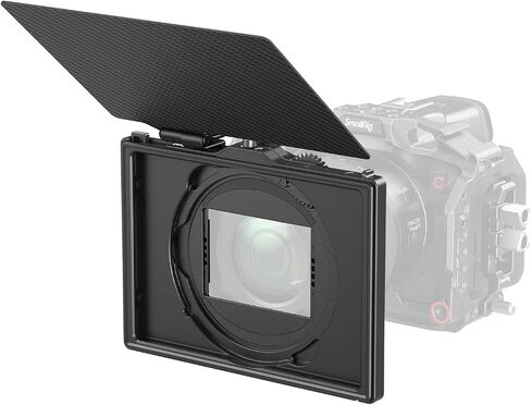 SmallRig Matte Box with Adjustable Clamp from 67mm - 82mm, with 4 x 5.65 Filter Frame, Top Flag, for DSLR Mirrorless Cameras - 4409 in Kuwait