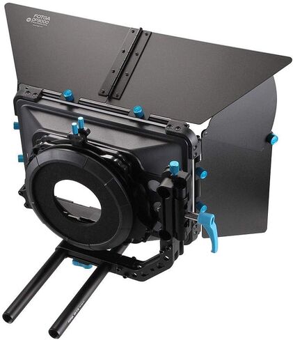 Fotga DP3000 M3 4x4 Swing-Away Matte Box for 15mm Rail Follow Focus Rig DSLR Mirrorless Camera EOS R EOS-1D X 5D 5DS 6D 7D II III IV R50 R8 R10 Z6 Z7 Z8 D5 D850 Sony A7 A7R A7S II III IV A7IV BMPCC 4K in Kuwait