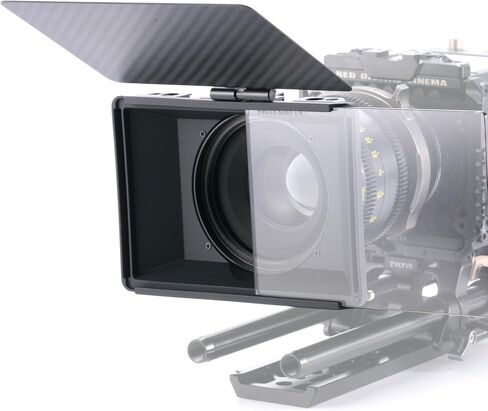 Tilta Mini Matte Box | 15mm Rod Adapter & 4 Lens Adapters | Lightweight | Filter Support | Top Flag | Dual Cold Shoe Mount | Designed for Mirrorless, DSLR | MB-T15 in Kuwait