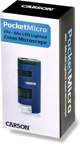 Carson Pocket Micro 20x-60x LED Pocket Microscope Handheld STEM Toy (MM-450) in Kuwait