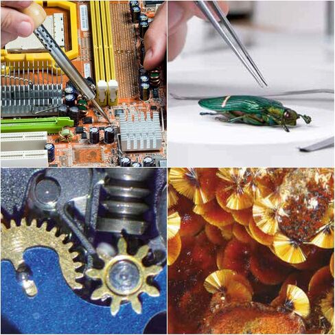 Swift S7-TGL-CA05 Trinocular Stereo Microscope, 7X-45X Zoom, WF10X Eyepieces, Gooseneck & Transmitted LED Lights, Pillar Stand, 110V in Kuwait