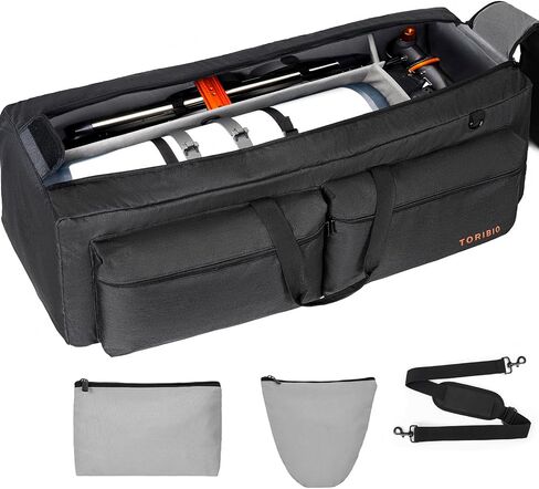 TORIBIO 35" Large Telescope Bag Case for Telescope Tube & Tripod | Soft Padded, Divider, Compatible with Gskyer ToyerBee Celestron Telescope, Shoulder Strap, Multi-pockets in Kuwait