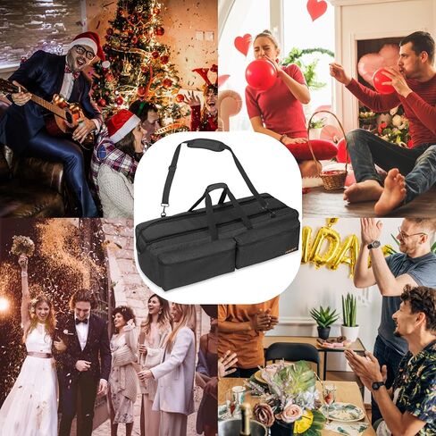 TORIBIO 35" Large Telescope Bag Case for Telescope Tube & Tripod | Soft Padded, Divider, Compatible with Gskyer ToyerBee Celestron Telescope, Shoulder Strap, Multi-pockets in Kuwait
