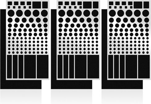 FLANCCI LED Light Dimming Stickers, LED Dimming Stickers, (2 Sheets) Dimming Sheets (6 Sheets 80%) in Kuwait