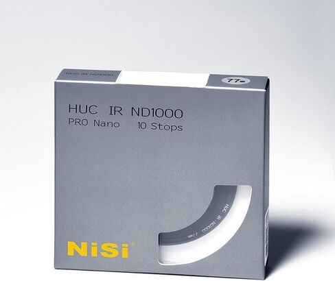 NiSi 86mm HUC IR ND1000 - Circular 10-Stop (3.0) Neutral Density Filter | Camera Lens ND Filter, Nano Coating, Infrared Color Reduction, Slim Aluminum Frame, Long-Exposure & Landscape Photography in Kuwait