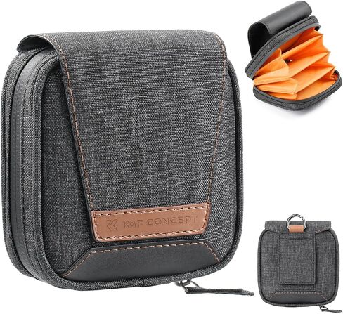 K&F CONCEPT 4 in 1 Basic Model Lens Filter Pouch Up to 95mm | Solar Filter Pouch Case, Camera Lens Filter Storage Wallet, For ND UV CPL Filter, Waterproof Filter Case, BF07 in Kuwait