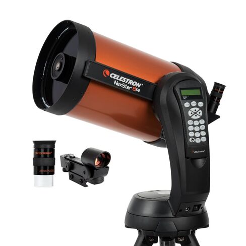 Celestron NexStar 8SE Computerized Telescope – 8-Inch Schmidt-Cassegrain Optical Tube – Fully Automated GoTo Mount with SkyAlign – Ideal for Beginners and Advanced Users – 40,000+ Object Database | 8-Inch Schmidt-Cassegrain Optical Tube, 2032 Mm Focal Len in Kuwait