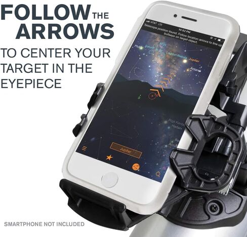 Celestron StarSense Explorer LT 80AZ App-Enabled Telescope – 80mm Refractor with Smartphone Dock & StarSense App – iPhone & Android Compatible – Easy-to-Use for Beginners in Kuwait