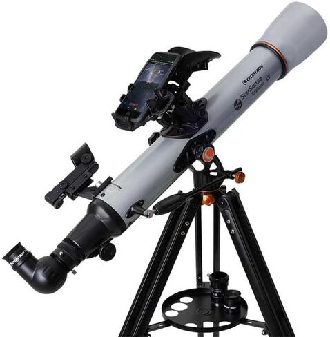 Celestron StarSense Explorer LT 80AZ App-Enabled Telescope – 80mm Refractor with Smartphone Dock & StarSense App – iPhone & Android Compatible – Easy-to-Use for Beginners in Kuwait