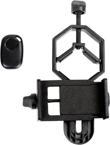 Celestron – Smartphone Adapter for Telescope, Binoculars & Spotting Scopes – Capture Images & Video Through Your Optics – Simple, Durable, Metal Body - Compact and Travel-Friendly in Kuwait