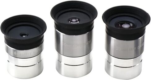 1.25-Inch Telescope Aspheric Eyepiece Set, 4mm 10mm 23mm | Multi-focal eyepiece kit; fully multi-coated optics in Kuwait