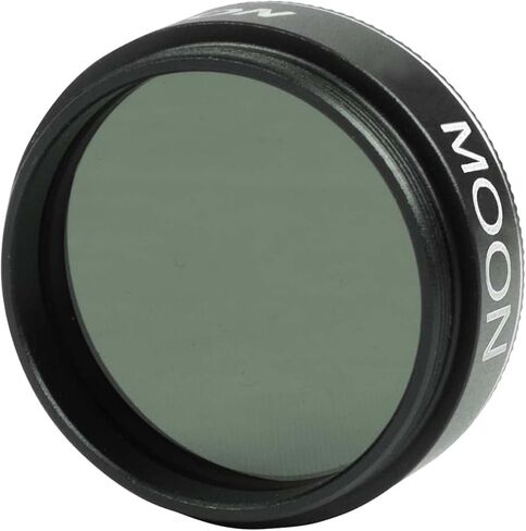 Celestron 1.25 inch Moon Filter - Suitable for Lunar Observation, Extra Bright Planets or Terrestrial Viewing Over Sand or Snow, Black in Kuwait