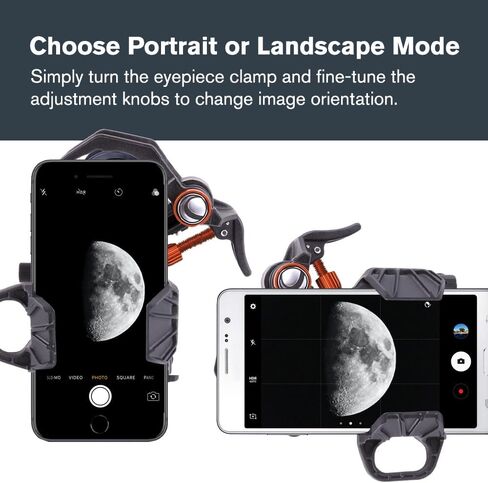 Celestron – NexYZ – Universal Smartphone Adapter for Telescope, Binoculars & Spotting Scopes – 3-Axis Precision Alignment – Capture Images & Video Through Your Optics – Compact and Travel-Friendly in Kuwait
