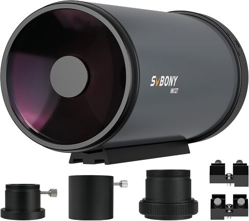 SVBONY MK127 Telescope for Adults, 127mm Aperture f/11.8 Mak Telescope OTA | with 0.65x Flat-Field Reducer, Dual-Speed Focuser, Catadioptric Telescope, for Planetary Visual, Nebula Astrophotography in Kuwait