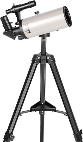 Maksutov-Cassegrain Telescope, Mak70 Telescopes for Adults Kids 1000mm Focal Length 70mm Objective Lens, Beginners Astronomy Telescope with Slow Motion Gimbal Tripod in Kuwait