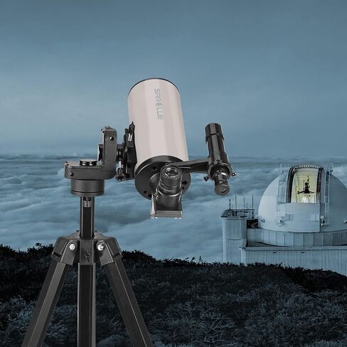 Maksutov-Cassegrain Telescope, Mak70 Telescopes for Adults Kids 1000mm Focal Length 70mm Objective Lens, Beginners Astronomy Telescope with Slow Motion Gimbal Tripod in Kuwait