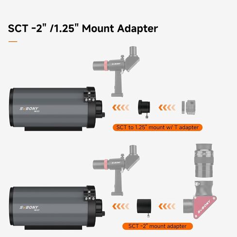 SVBONY MK127 Telescope for Adults, 127mm Aperture f/11.8 Mak Telescope OTA | with 0.65x Flat-Field Reducer, Dual-Speed Focuser, Catadioptric Telescope, for Planetary Visual, Nebula Astrophotography in Kuwait