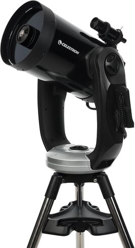 Celestron CPC 8" Schmidt Computerized Telescope Dual Fork Arm Alt-Azimuth | Portable Schmidt-Cassegrain Telescope with StarBright XLT Coating, High Performance GoTo Mount, SkyAlign Technology, GPS in Saudi Arabia