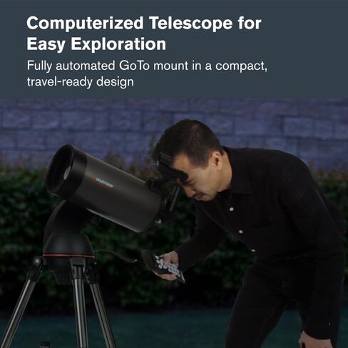 Celestron - NexStar 127SLT Computerized Telescope - Compact and Portable - Maksutov-Cassegrain Optical Design - SkyAlign Technology - Computerized Hand Control - 127mm Aperture in Kuwait