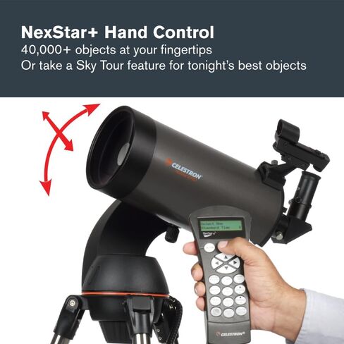Celestron - NexStar 127SLT Computerized Telescope - Compact and Portable - Maksutov-Cassegrain Optical Design - SkyAlign Technology - Computerized Hand Control - 127mm Aperture in Kuwait