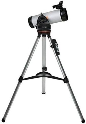 Celestron - 114LCM Computerized Newtonian Telescope - Telescopes for Beginners - 2 Eyepieces - Full-Height Tripod - Motorized Altazimuth Mount - Large 114mm Newtonian Reflector in Kuwait