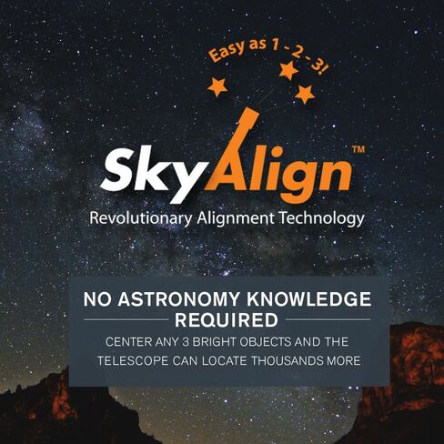 Celestron - 114LCM Computerized Newtonian Telescope - Telescopes for Beginners - 2 Eyepieces - Full-Height Tripod - Motorized Altazimuth Mount - Large 114mm Newtonian Reflector in Kuwait